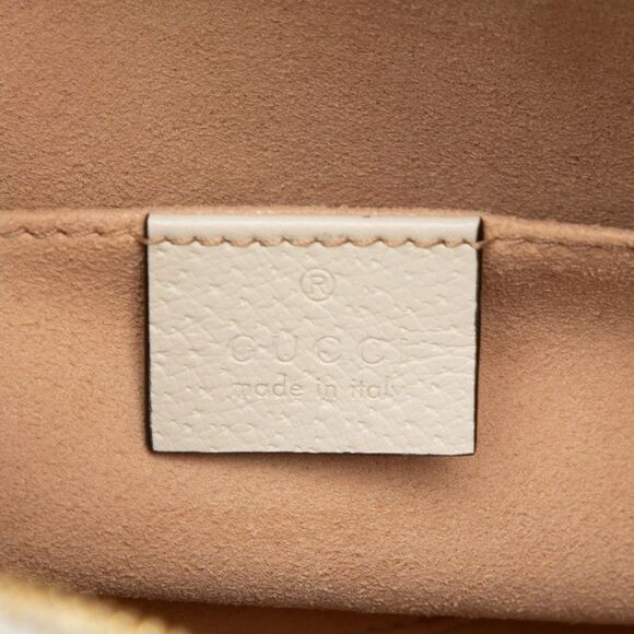 Gucci GG Supreme Flora Sherry Line Crossbody Shoulder Bag 499621 Beige Epony - Picture 5 of 7